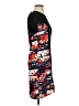 Sachin + Babi 100% Polyester Graphic Black Casual Dress Size 2 - photo 4