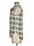 Theyskens' Theory 100% Silk Tweed Silver Green Blouse Size XL (estimated) - photo 5