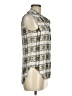 Theyskens' Theory 100% Silk Tweed Silver Green Blouse Size XL (estimated) - photo 4