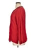 Assorted Brands 100% Viscose Red Long Sleeve Blouse Size M (estimated) - photo 5