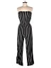 Ambiance Stripes Black Jumpsuit Size S - photo 1
