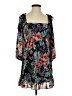 Lost + Wander 100% Recycled Polyester Tropical Black Casual Dress Size XS - photo 1