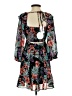 Lost + Wander 100% Recycled Polyester Tropical Black Casual Dress Size XS - photo 2