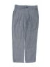 H&M 100% Cotton Chevron-herringbone Blue Casual Pants Size 6x - photo 1