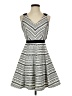 Adelyn Rae Chevron-herringbone White Cocktail Dress Size S - photo 1