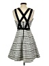 Adelyn Rae Chevron-herringbone White Cocktail Dress Size S - photo 2