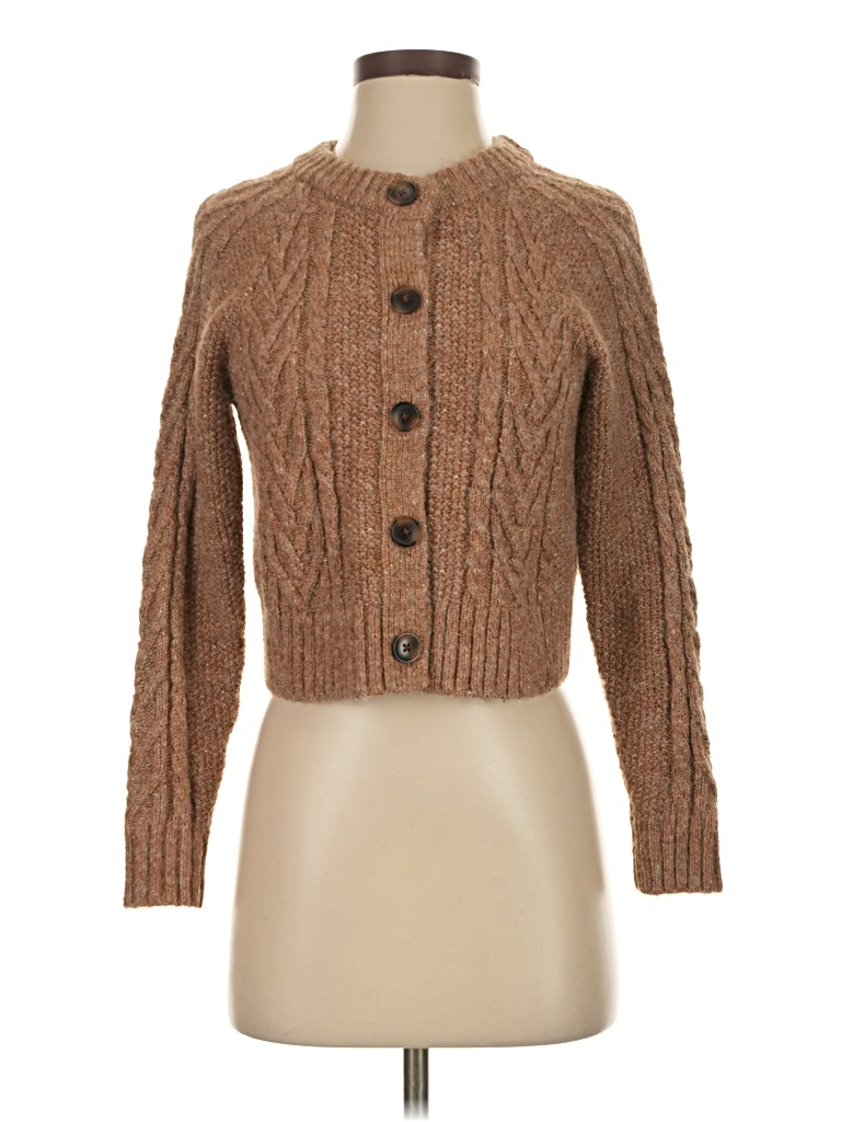 Pre-owned Old Navy Cardigan Sweater In Brown