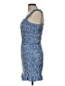 Gianni Bini Tweed Blue Cocktail Dress Size L - photo 5