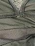 Unbranded Solid Black One Piece Swimsuit Size S - photo 3