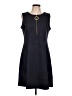 DKNY Black Blue Casual Dress Size 12 - photo 1