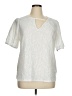 MICHAEL Michael Kors Ivory Short Sleeve Blouse Size 1X - photo 1