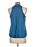 Nike 100% Polyester Blue Active Tank Size L - photo 2
