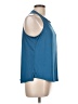 Nike 100% Polyester Blue Active Tank Size L - photo 4