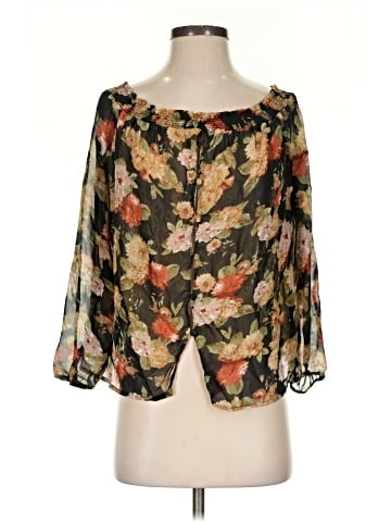 Miss Me 3/4 Sleeve Blouse (view 1)