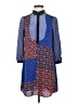 Moulinette Soeurs 100% Polyester Print Blue Casual Dress Size XS - photo 1