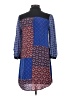 Moulinette Soeurs 100% Polyester Print Blue Casual Dress Size XS - photo 2