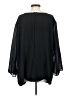 Anthony Richards 100% Polyester Black 3/4 Sleeve Blouse Size 24 S - photo 2