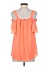 Modern Vintage 100% Polyester Orange Short Sleeve Top Size S - photo 2
