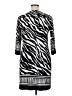 En Focus Studio Animal Print Black Casual Dress Size 14 - photo 2