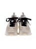 Tory Burch 100% Leather Gray Ivory Sneakers Size 8 - photo 2