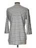 MICHAEL Michael Kors Gray 3/4 Sleeve Top Size L - photo 2