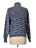 Rafaella Metallic Blue Turtleneck Sweater Size L - photo 2