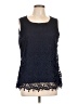 Davina Blue Sleeveless Blouse Size 12 - photo 1