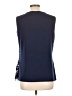 Davina Blue Sleeveless Blouse Size 12 - photo 2