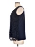 Davina Blue Sleeveless Blouse Size 12 - photo 5