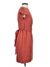 eShakti 100% Polyester Solid Orange Casual Dress Size XS - photo 4
