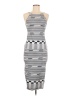 Assorted Brands Graphic Gray Casual Dress Size M - photo 1