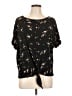 Buffalo by David Bitton 100% Viscose Black Short Sleeve Blouse Size L - photo 1