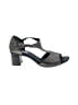 Munro American Gray Black Sandals Size 8 1/2 - photo 1