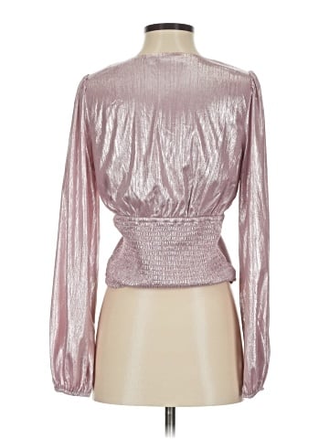 Flat White Long Sleeve Blouse (view 2)