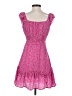 Unbranded 100% Polyester Polka Dots Pink Cocktail Dress Size S - photo 2