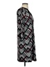 Versona Argyle Black Casual Dress Size S - photo 4