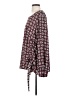 Halogen 100% Polyester Burgundy Long Sleeve Blouse Size L - photo 5