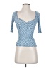 Veronica Beard Blue 3/4 Sleeve Top Size XS - photo 1