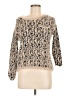 XOXO Animal Print Tan Pullover Sweater Size M - photo 1