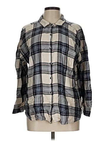 Splendid 3/4 Sleeve Button-Down Shirt (view 1)