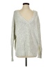 American Eagle Outfitters Metallic Silver Pullover Sweater Size S - photo 1