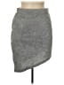 Shein 100% Polyester Chevron-herringbone Gray Casual Skirt Size 8 - 10 - photo 1