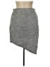 Shein 100% Polyester Chevron-herringbone Gray Casual Skirt Size 8 - 10 - photo 2