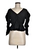 Topshop Black 3/4 Sleeve Blouse Size 6 - photo 1