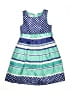 Jessica Ann 100% Polyester Polka Dots Blue Dress Size 6X - photo 1