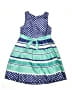 Jessica Ann 100% Polyester Polka Dots Blue Dress Size 6X - photo 2