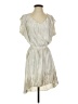 Express 100% Polyester Ivory Casual Dress Size XS - photo 1