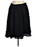 Unbranded 100% Rayon Solid Black Casual Skirt Size M - photo 2
