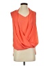 Sioni 100% Polyester Orange Sleeveless Blouse Size S - photo 1