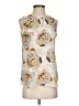 Violet & Claire 100% Polyester Ivory Sleeveless Blouse Size S - photo 1